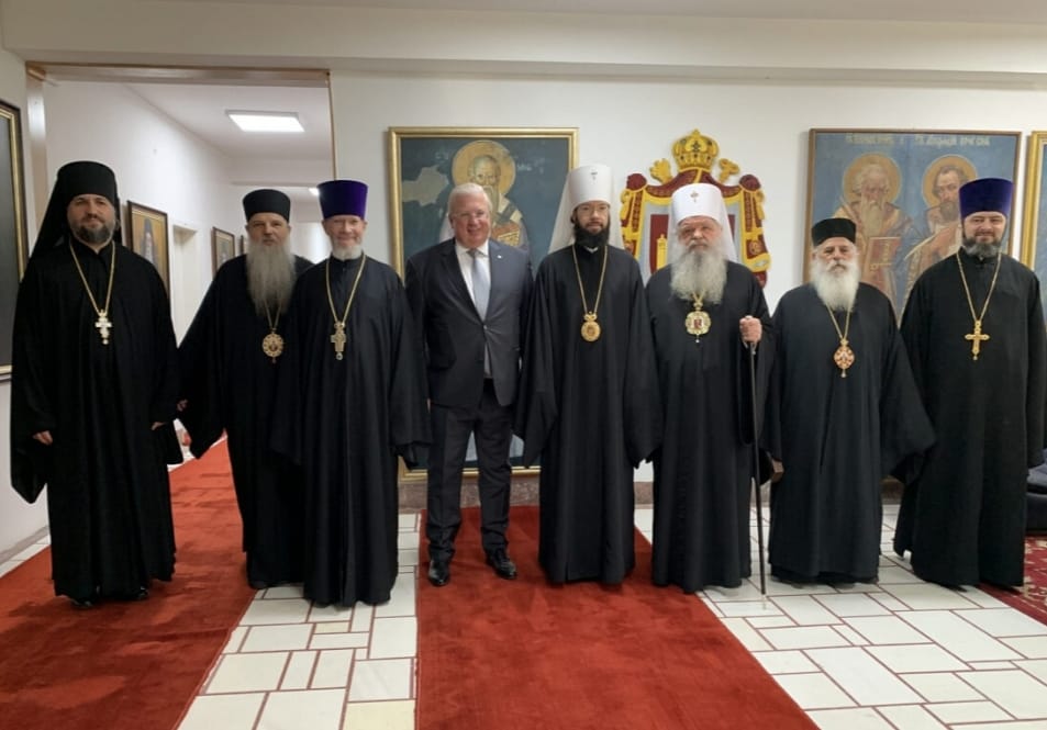 Најостра осуда на грубото мешање на марионетската влада во внатрешните работи на Македонската Православна Црква · Охридска архиепископија и нејзината црковна дипломатија.